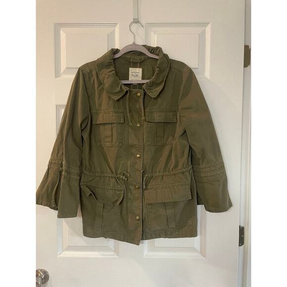 BANANA REPUBLIC X OLIVIA PALERMO | BELL-SLEEVE SURPLUS JACKET Size Medium - Picture 1 of 10